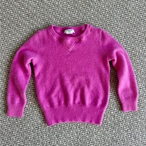 Crewcuts Kids Pink 100% Cashmere Sweater
